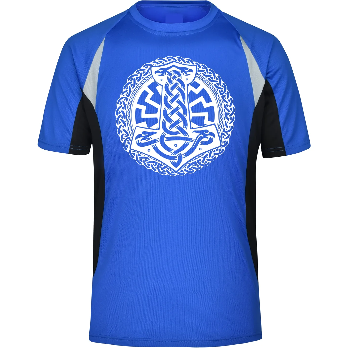 Herren Sportshirt - Schwarze Sonne, Thorhammer