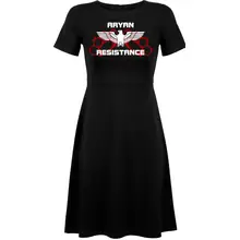 Damen kurzarm Kleid - Aryan Resistance - gewählte Variante