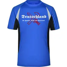 Herren Sportshirt - Deutschland für Familie, Volk und Vaterland Vorderseite