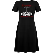 Damen kurzarm Kleid - Tradition schlägt jeden Trend Vorderseite