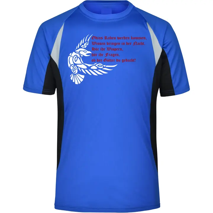 Herren Sportshirt - Odins Raben werden kommen