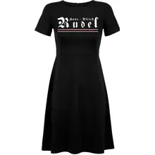 Damen kurzarm Kleid - Hans Ulrich Rudel, Frontsoldat - gewählte Variante