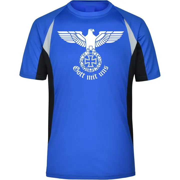 Herren Sportshirt - Gott mit uns