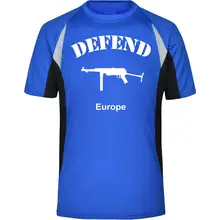 Herren Sportshirt - Defend Europe Vorderseite
