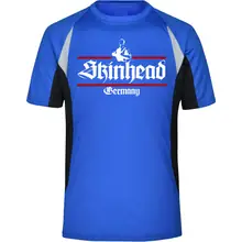 Herren Sportshirt - Skinhead Germany Vorderseite