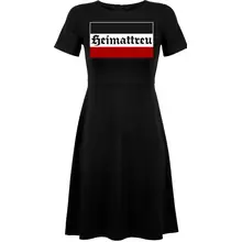 Damen kurzarm Kleid - Heimattreu Vorderseite