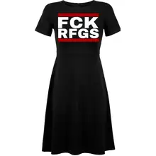 Damen kurzarm Kleid - FCK RFGS Vorderseite