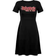 Damen kurzarm Kleid - Infanterie, Königin aller Waffen Vorderseite