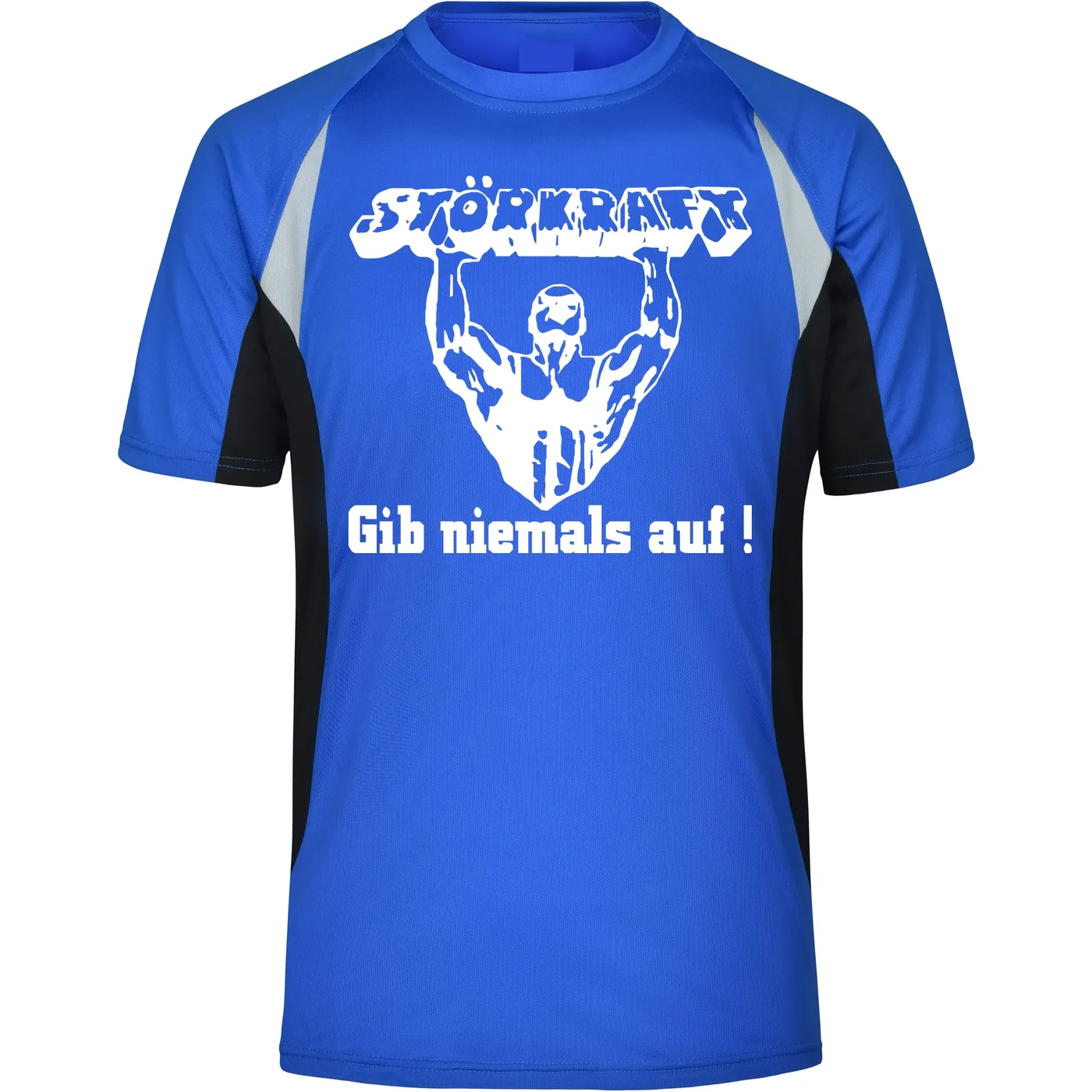 Herren Sportshirt - Störkraft gib niemals auf