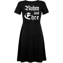 Damen kurzarm Kleid - Ruhm und Ehre - gewählte Variante