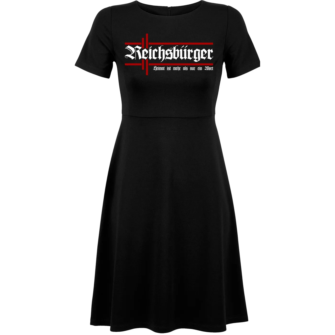 Damen kurzarm Kleid - Reichsbürger, Heimat