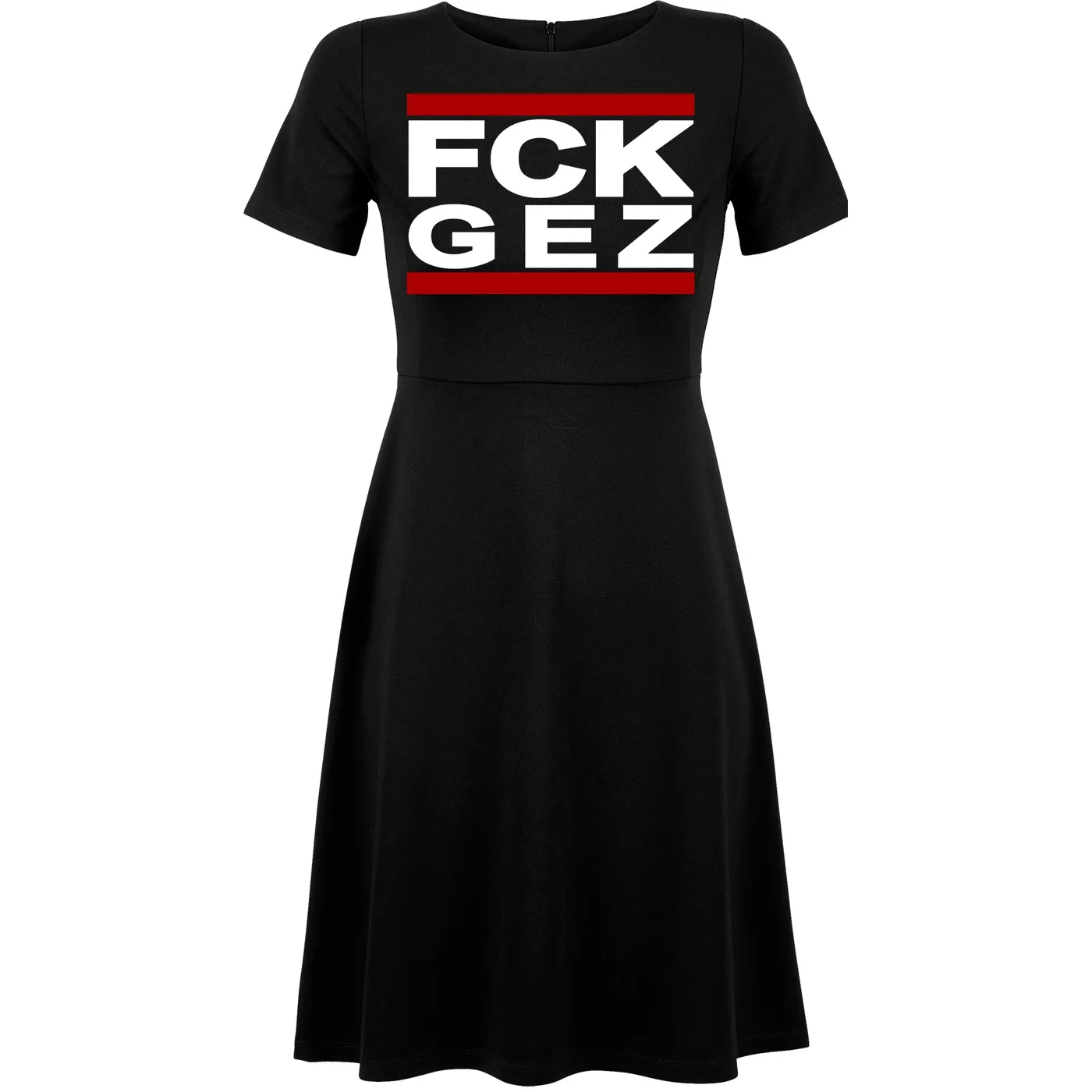 Damen kurzarm Kleid - FCK GEZ