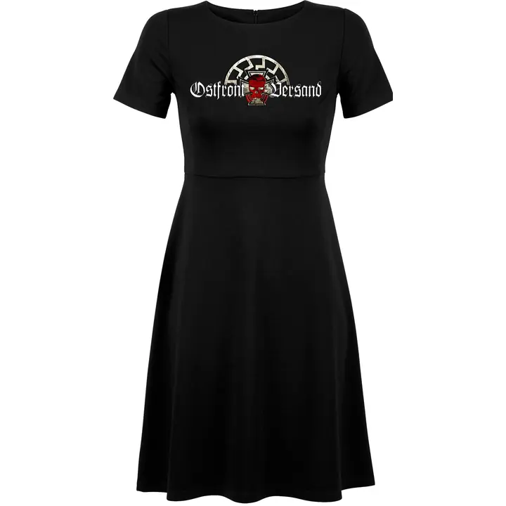 Damen kurzarm Kleid - Ostfront-Versand