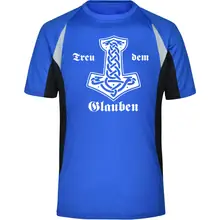 Herren Sportshirt - Treu dem Glauben Vorderseite
