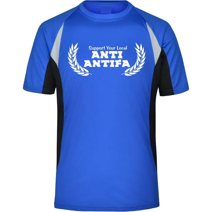Herren Sportshirt - Anti-Antifa