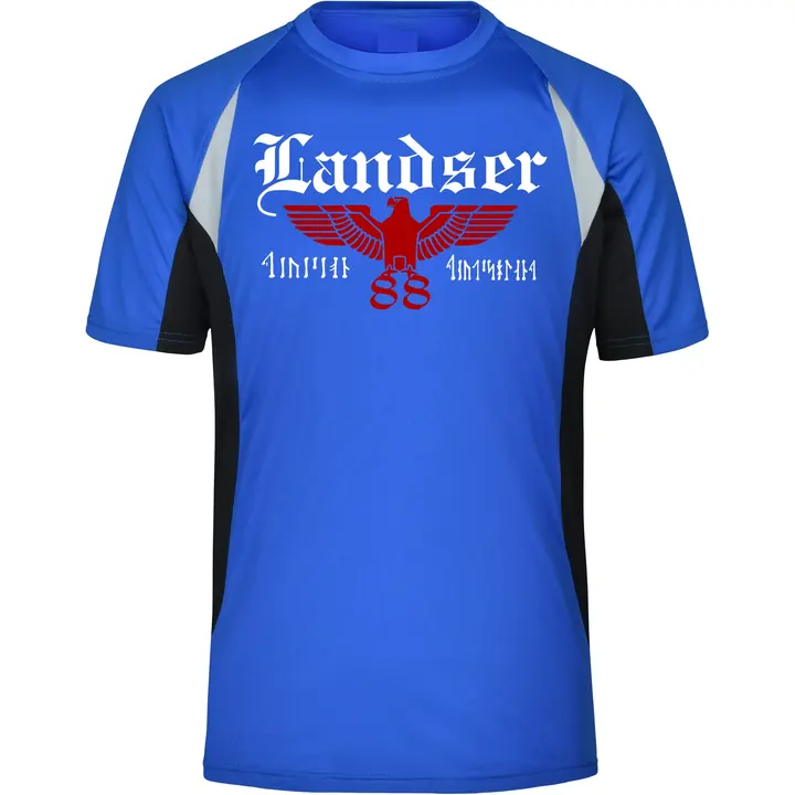 Herren Sportshirt - Landser, Adler 88