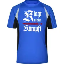 Herren Sportshirt - Klagt nicht kämpft, Schwert - gewählte Variante