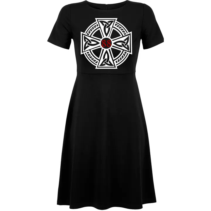 Damen kurzarm Kleid - Celtic 88