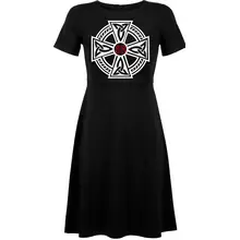Damen kurzarm Kleid - Celtic 88 Vorderseite