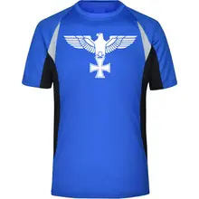 Herren Sportshirt - Adler, Kreuz Vorderseite
