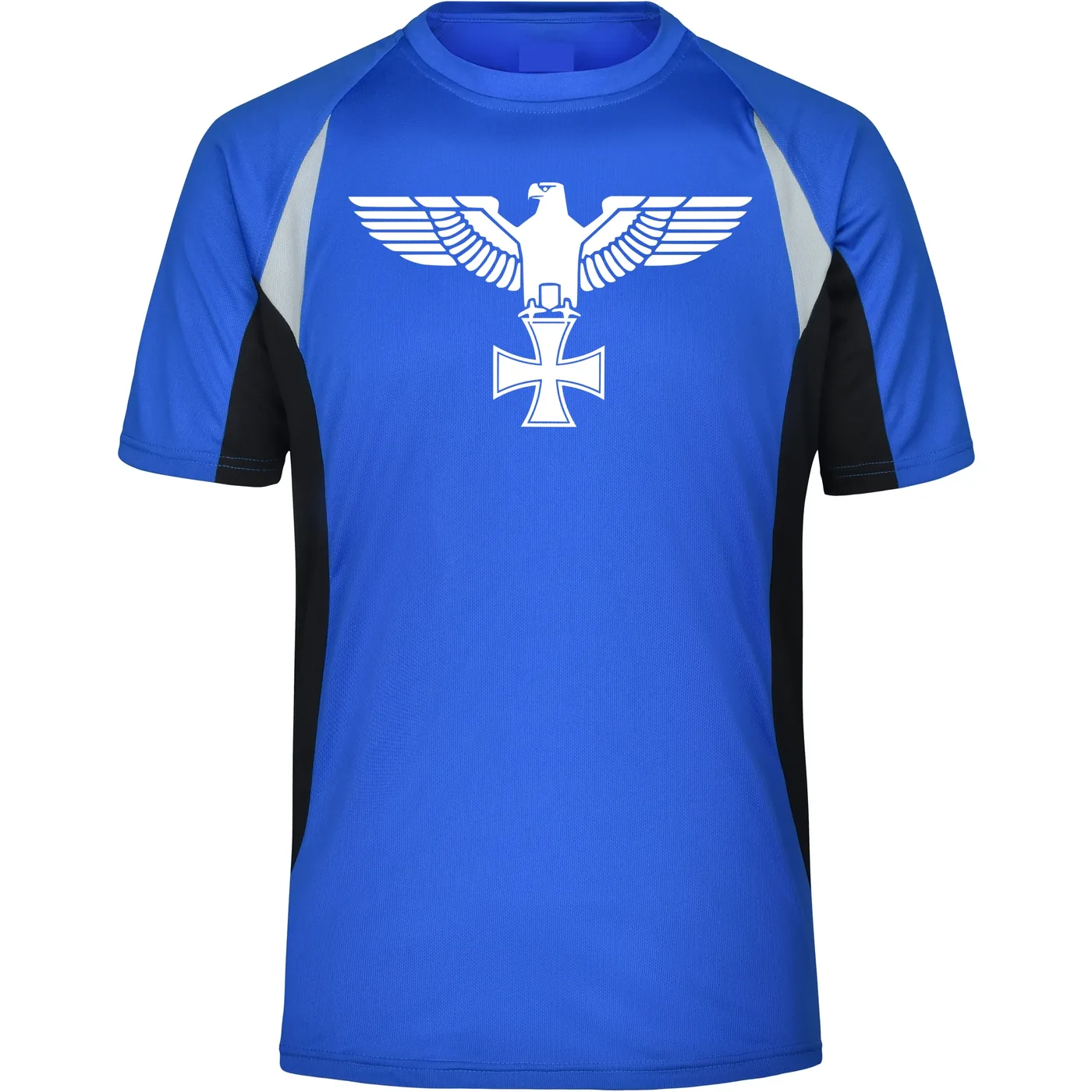Herren Sportshirt - Adler, Kreuz