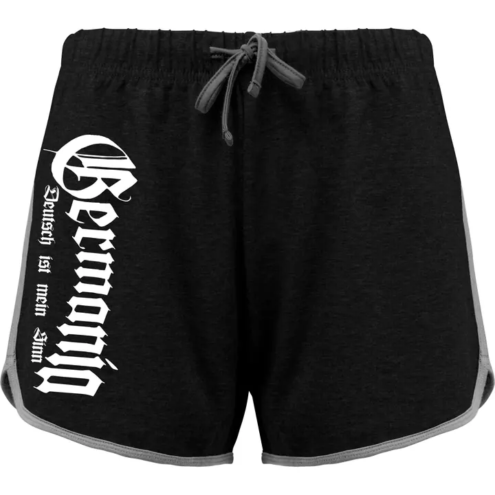 Damen kurze Sporthose - Germania, Deutsch ist mein Sinn