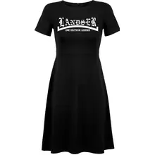 Damen kurzarm Kleid - Landser, weiß - gewählte Variante