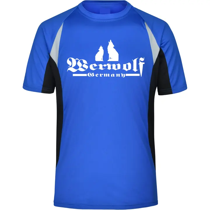 Herren Sportshirt - Werwolf Germany mit Wolf