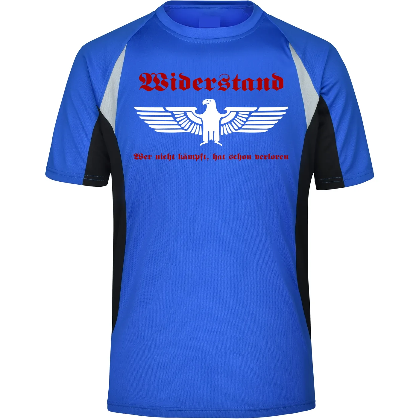 Herren Sportshirt - Widerstand, wer nicht kämpft hat verloren