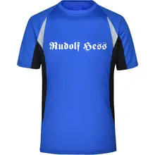 Herren Sportshirt - Rudolf Hess Vorderseite