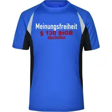 Herren Sportshirt - Meinungsfreiheit - gewählte Variante