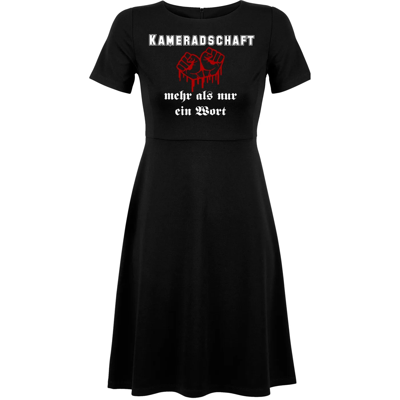 Damen kurzarm Kleid - Kameradschaft mehr als nur ein Wort