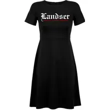 Damen kurzarm Kleid - Landser, eine deutsche legende Vorderseite