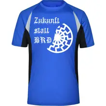 Herren Sportshirt - Zukunft statt BRD Vorderseite