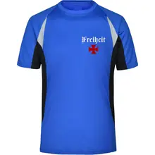 Herren Sportshirt - Heute tolerant morgen fremd im eigenen Land - gewählte Variante