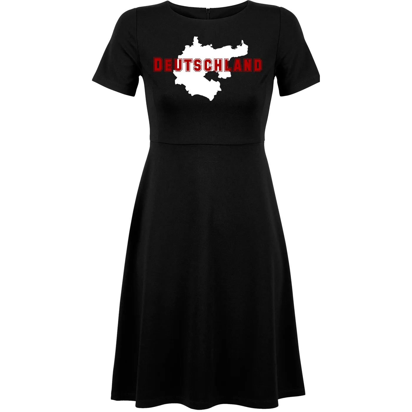 Damen kurzarm Kleid - Aus liebe zur Heimat