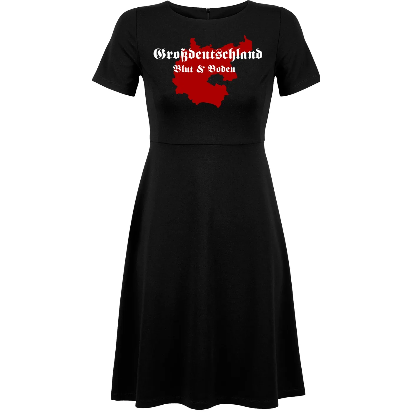 Damen kurzarm Kleid - Großdeutschland Blut&Boden