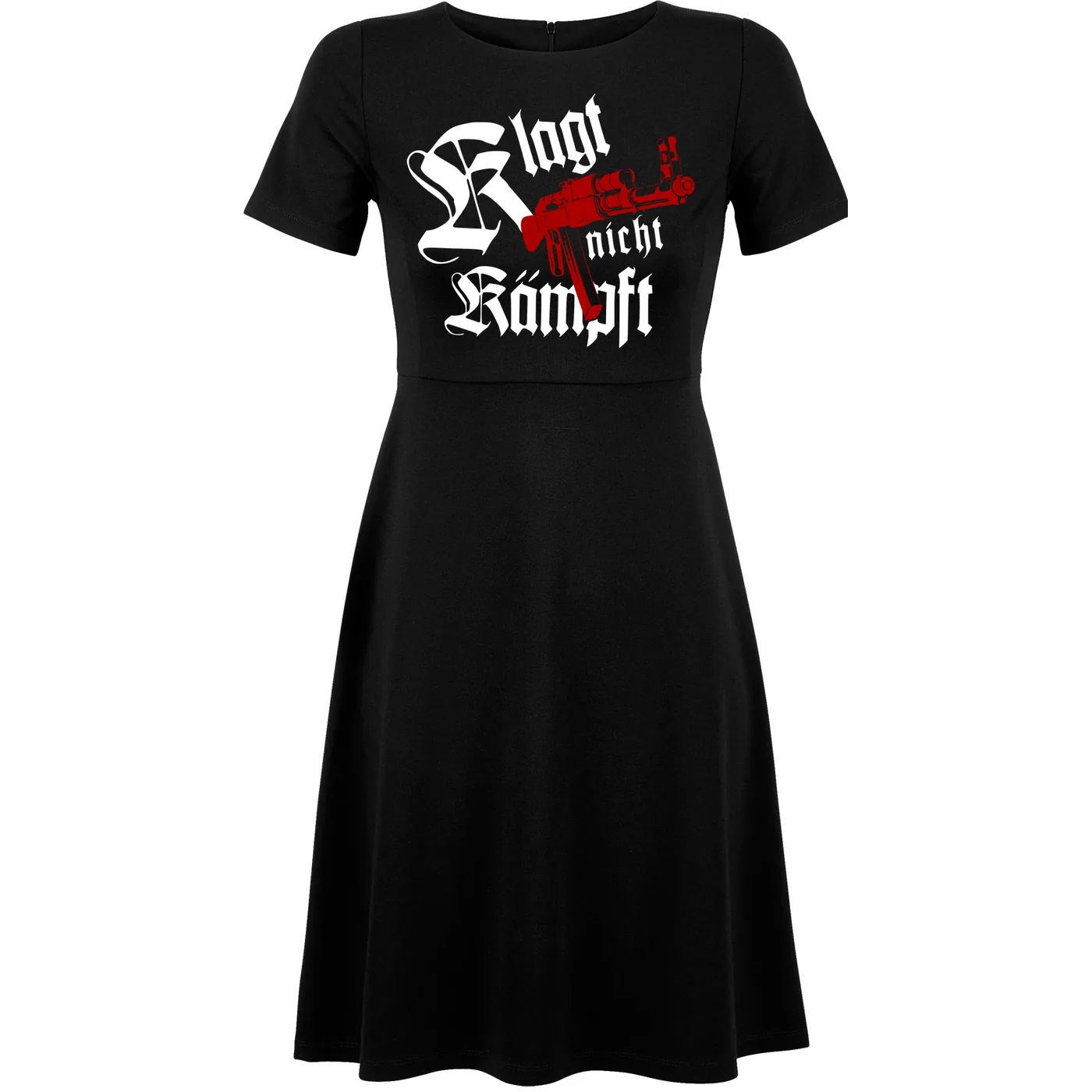 Damen kurzarm Kleid - Klagt nicht kämpft, Ak47