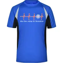 Herren Sportshirt - Mein Herz schlägt für Deutschland - gewählte Variante