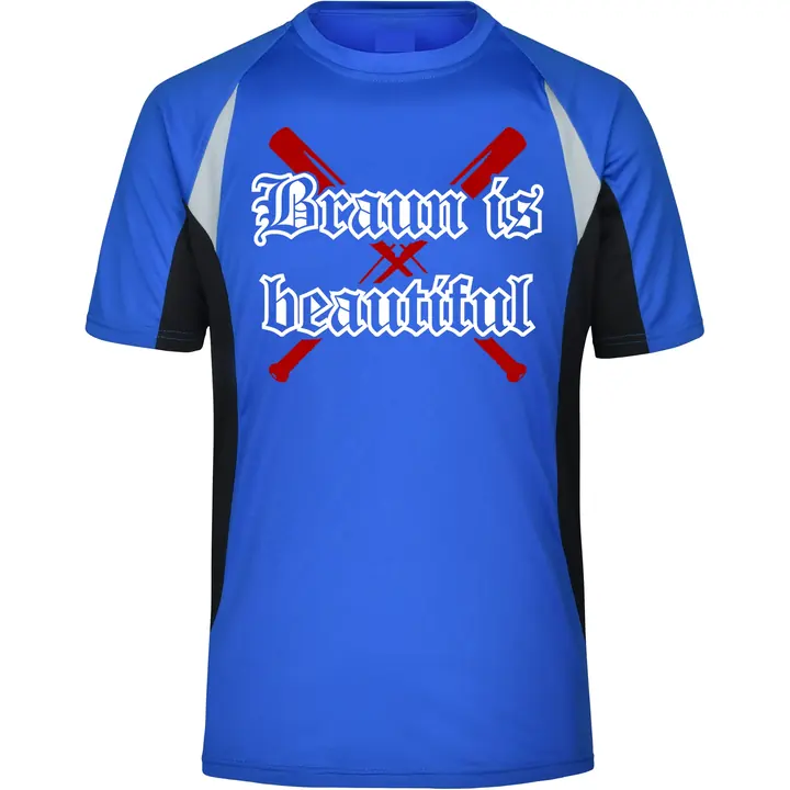 Herren Sportshirt - Braun is beautiful