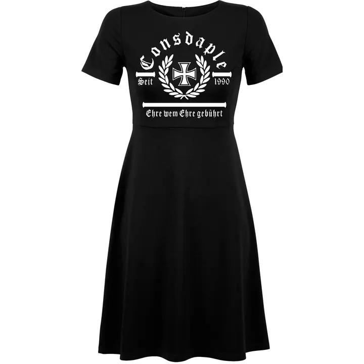 Damen kurzarm Kleid - Consdaple, Ehre wem Ehre gebührt