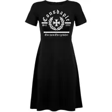 Damen kurzarm Kleid - Consdaple, Ehre wem Ehre gebührt - gewählte Variante