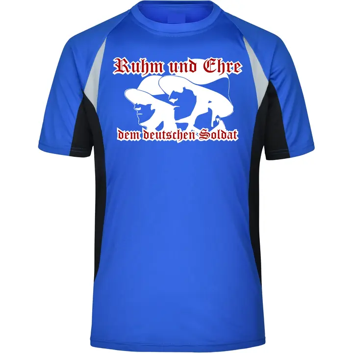 Herren Sportshirt - Ruhm und Ehre dem deutschen Soldat