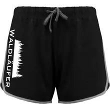 Damen kurze Sporthose - Waldläufer Vorderseite