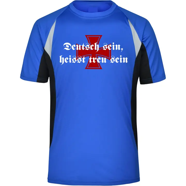 Herren Sportshirt - Deutsch sein, heißt treu sein