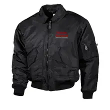 Bestickte Herren CWU Jacke, Schwarz - Blutendes Deutschland - gewählte Variante