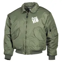 Bestickte Herren CWU Jacke, Oliv - Pure H8 - gewählte Variante