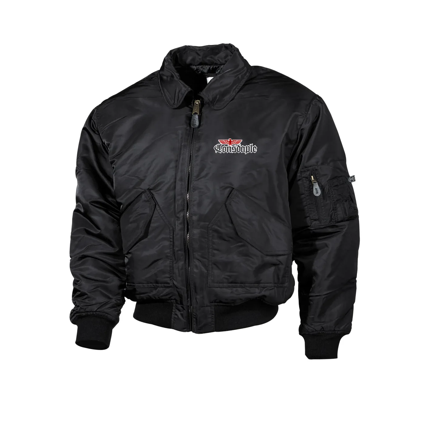 Bestickte Herren CWU Jacke, Schwarz - Consdaple, Adler 2018