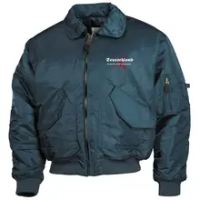 Bestickte Herren CWU Jacke, Navyblau - Deutschland für Familie, Volk und Vaterland - gewählte Variante
