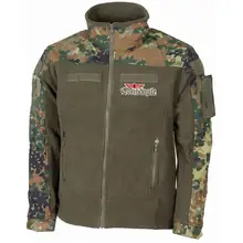 Bestickte Fleecejacke "Combat", flecktarn - Consdaple, Adler 2018 - gewählte Variante